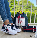 Trío Tommy Hilfiger - Tenis, Bolso y Cartera