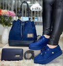 COMBO LINCE -Bolso, Billetera y calzado