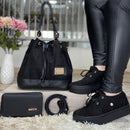 COMBO LINCE -Bolso, Billetera y calzado