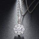 Collar Cadena + Dije Plata 925 Cubic Zirconia Star Joyería Dama