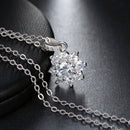 Collar Cadena + Dije Plata 925 Cubic Zirconia Star Joyería Dama