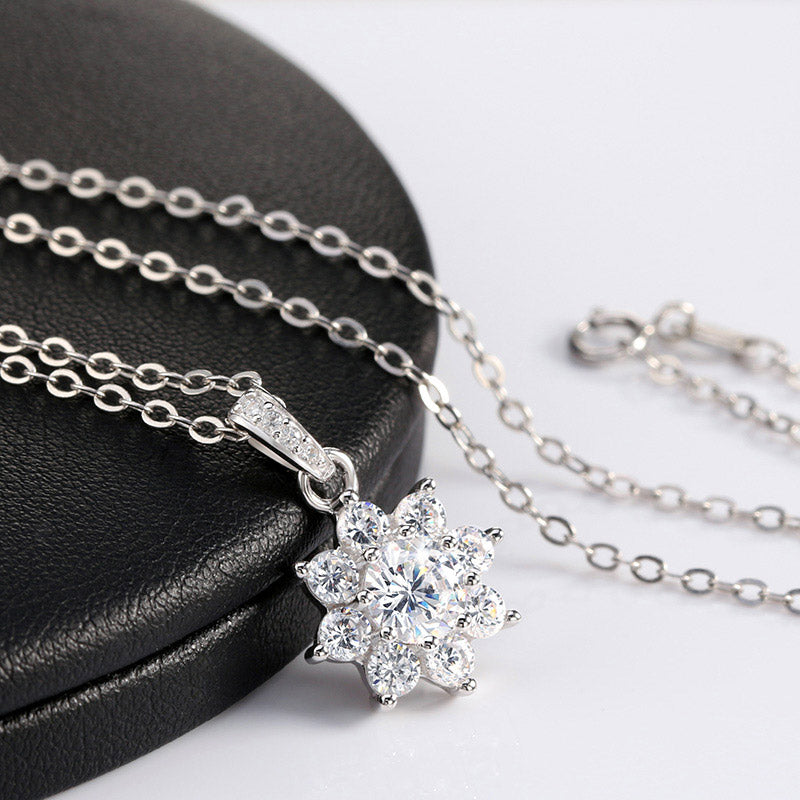 Collar Cadena + Dije Plata 925 Cubic Zirconia Star Joyería Dama